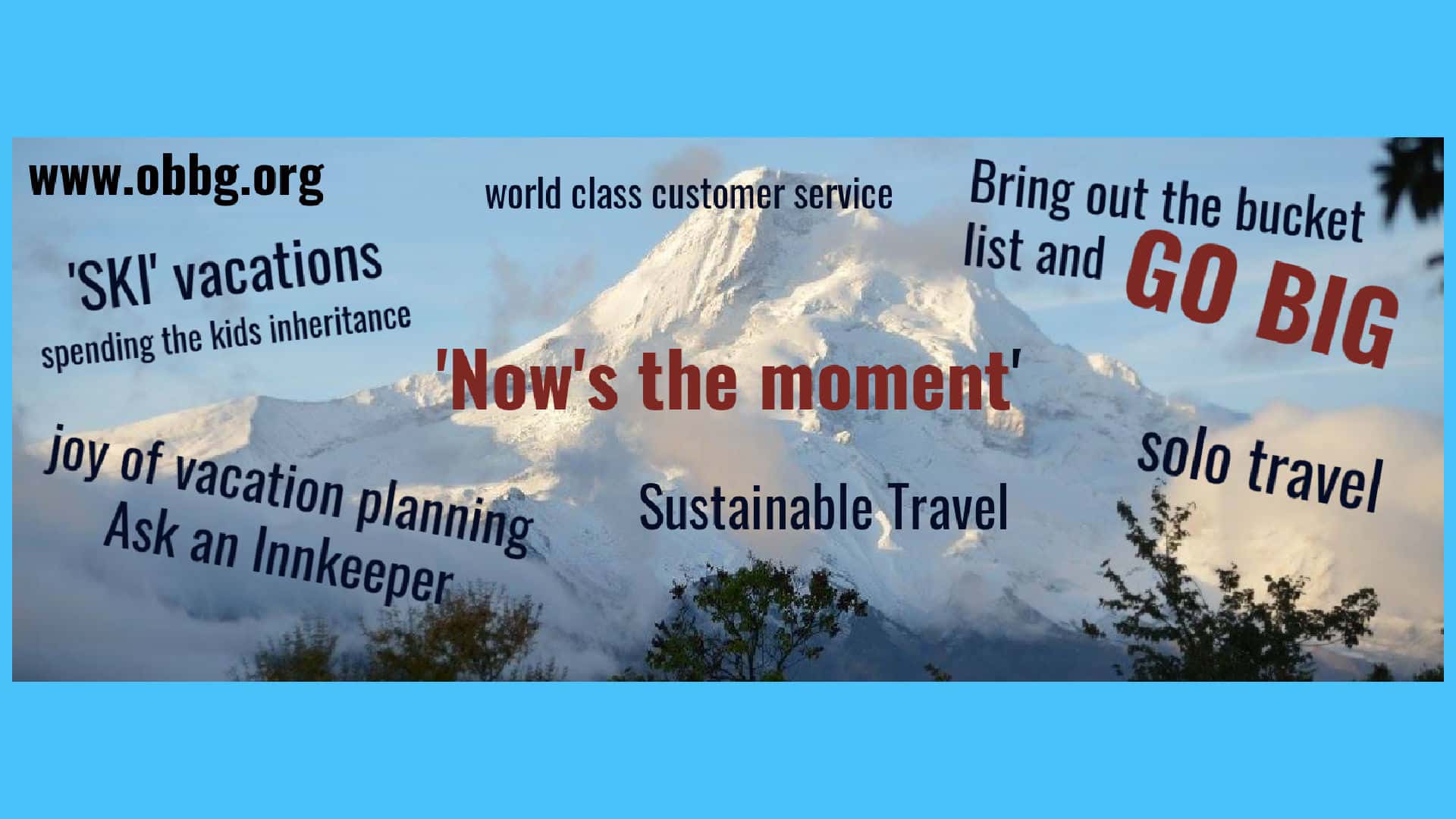 2025 travel trends with Mt Hood in the background